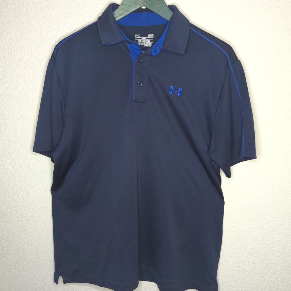 Navy Blue Under Armour Polo